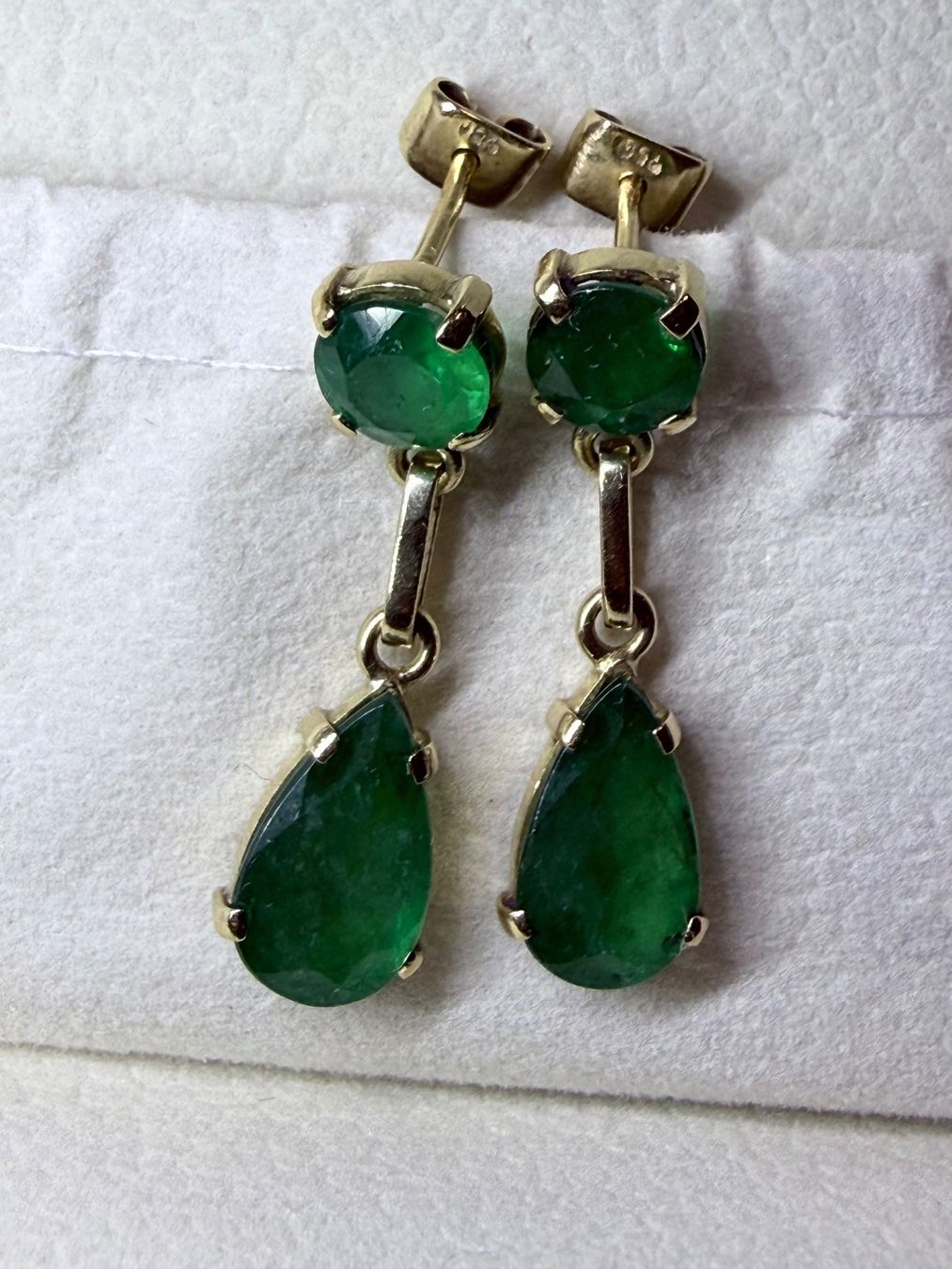 Boucles d'oreille: Ohrringe Gold18k mit Smaragd – D'occasion à Oberhof par RealStone 4