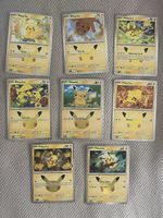 x9 Pikachu English Pokémon 30th Celebrations Anniversary