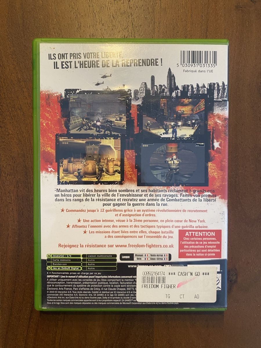 Microsoft Giochi: Freedom Fighters für Xbox – Usato da Thunstetten venduto da Virus_33 2