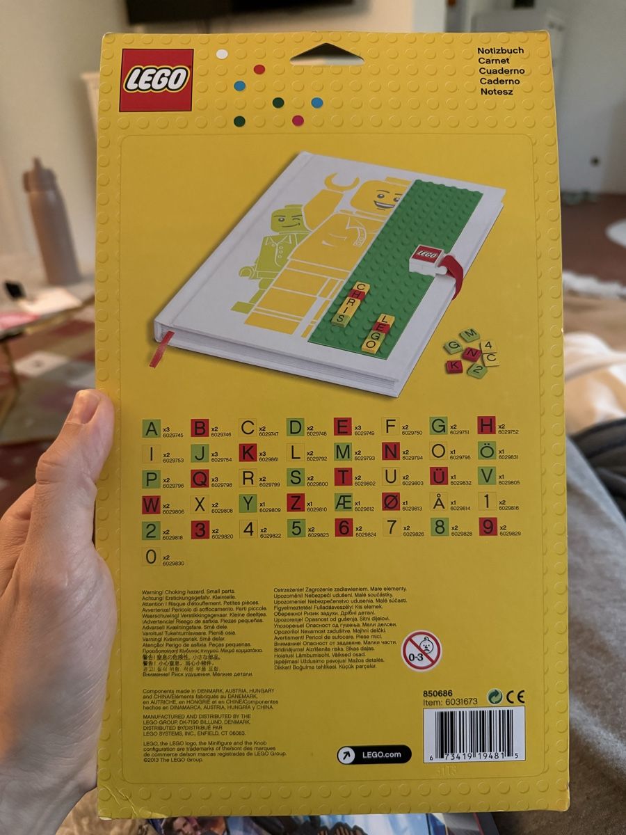 Lego Giocattoli: LEGO Notizbuch mit Bausteinen, NEU – Nuovo e nell'imballaggio originale da Luzern venduto da Grawp 1