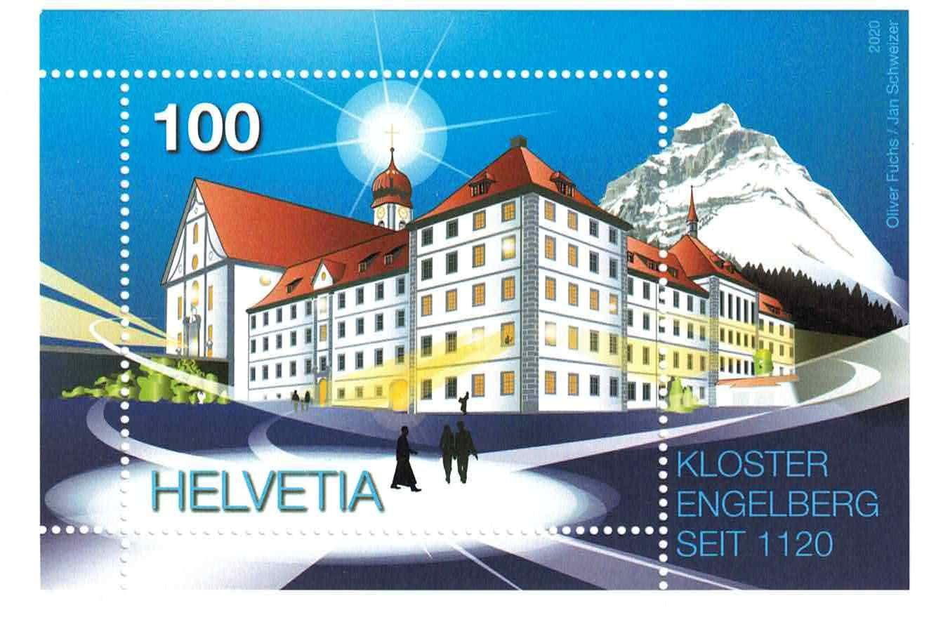 Alle Briefmarken: Bloc Kloster Engelberg 2020 – Neu (gemäss Beschreibung) aus CHENE-BOURG von Praslin