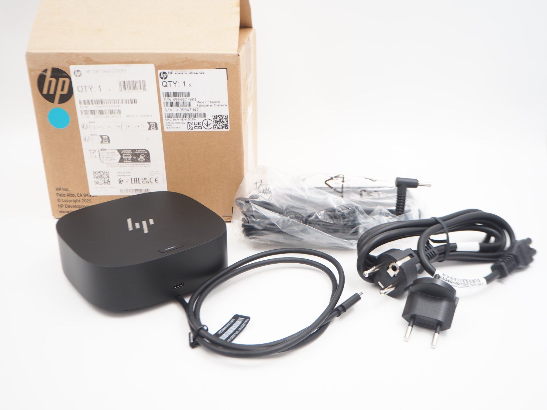 Hewlett Packard Docking station: HP USB-C Dockingstation G5 (26083019PL) – Nuovo e nell'imballaggio originale da Zürich venduto da fundsachenverkauf