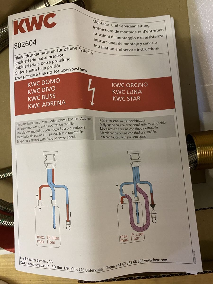 Kwc Rubinetteria: KWC Domo – Nuovo (secondo la descrizione) da Nebikon venduto da schnischna80 1