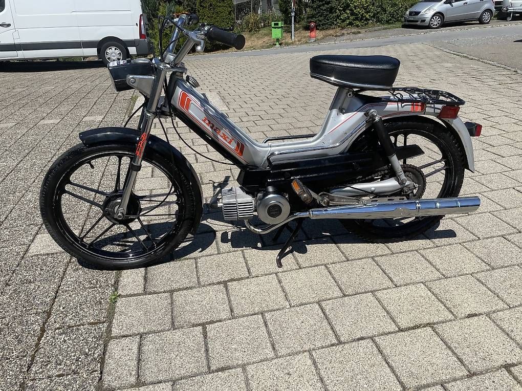 Puch Ciclomotori: Puch Maxi S  Silber-Grau  technisch top & Matching Numbers – Usato da Eschenbach SG venduto da Manu_89_w