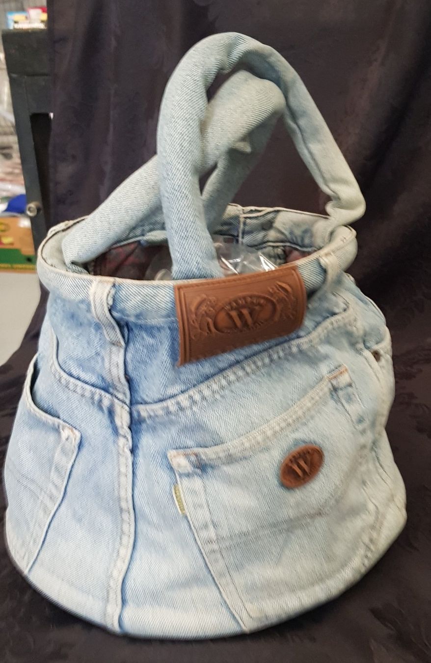 Borse: Jeans Einkaufstasche Eimzelstück – Nuovo (secondo la descrizione) da Figino venduto da mayam63 1