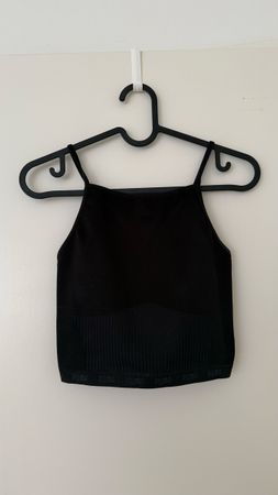 2x Damen Sporttop / Fitness Crop Top – Puma & hellblau