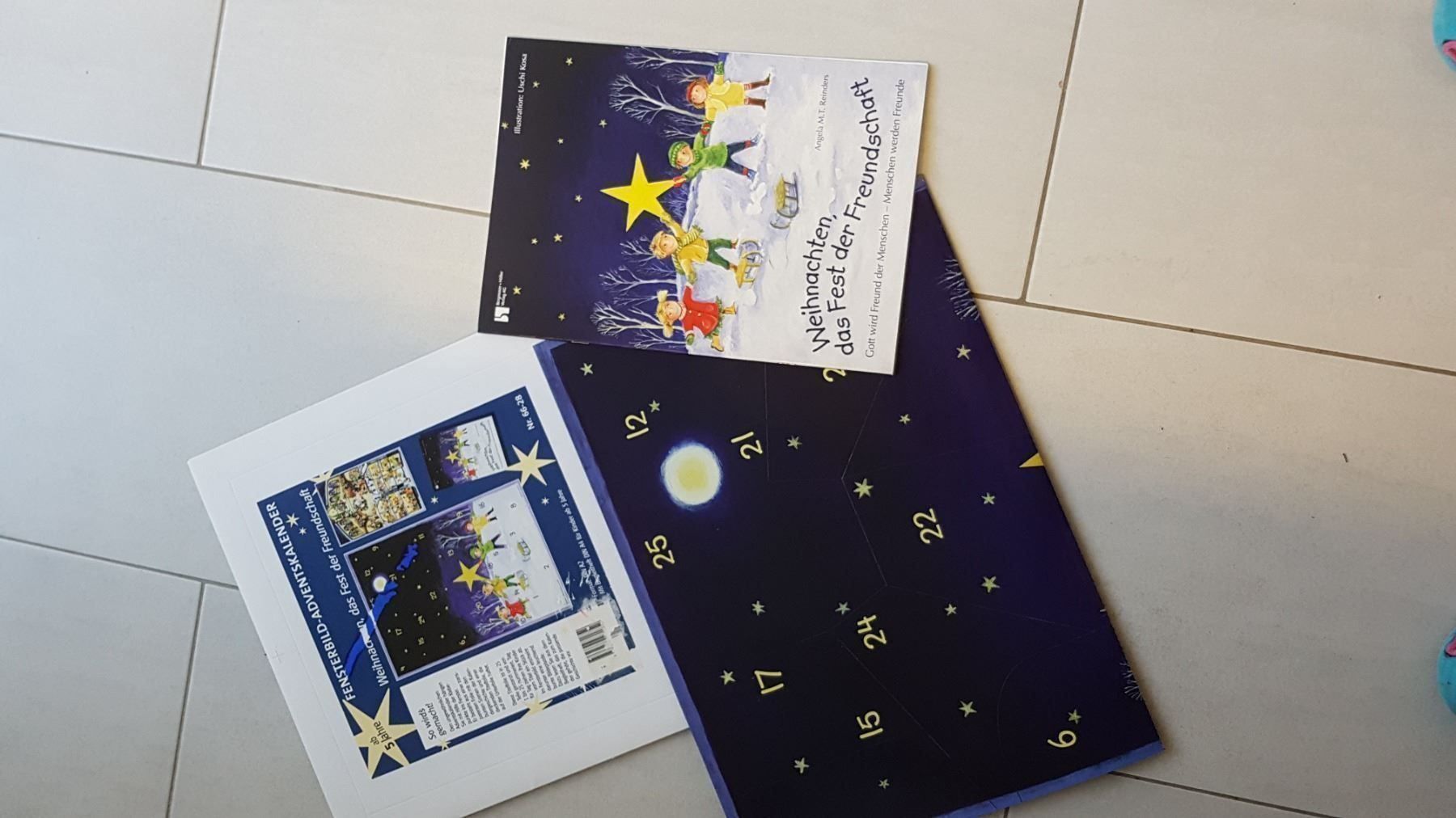 Kalender: Fensterbilder Adventskalender Erzählbuch – Neu und originalverpackt aus Spiegel b. Bern von Gudi8 2