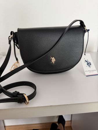 US Polo Assn Umhängetasche schwarz neu mit Etikett