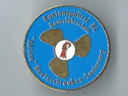 Placchette & Badge: KANTONSPOLIZEI BL Bootsfahrerschule Pin, TOP! – Usato da Zürich venduto da t24_de
