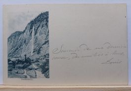 BE, Staubbachfall, gelaufen 1901