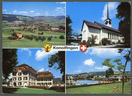  AK color Konolfingen BE 4x Multiview,Hünigen,Schwimmbad 
