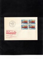 1962 -  FDC Werbemarken 4 er Block