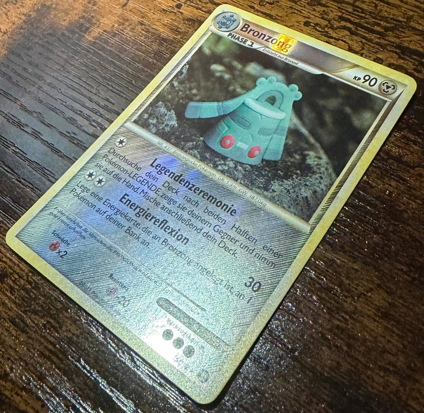 Pokémon Carte collezionabili: Bronzong Rare Reverse Holo 15 Yuka Morii – Usato da Zürich venduto da PEACECOCOON 1
