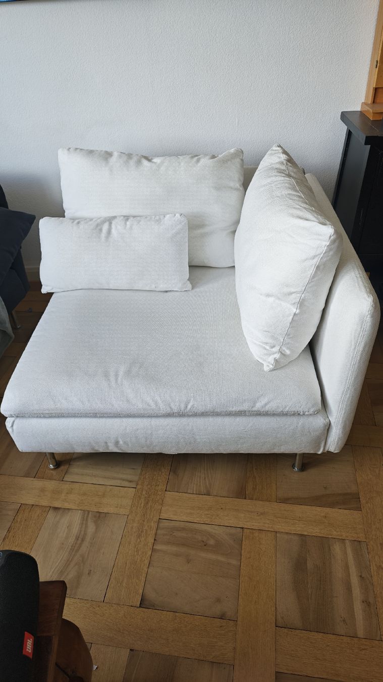 Ikea Divani: SÖDERHAMN Eckelement, weiss – Usato da Zürich venduto da mallova 1