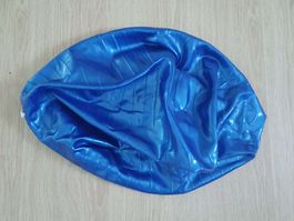 Ballon de gym bleu small- Idéal pour étirements, comme neuf