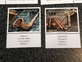 seltene CH-Briefmarken - Zähnungsvarianten & Zusammenhängend