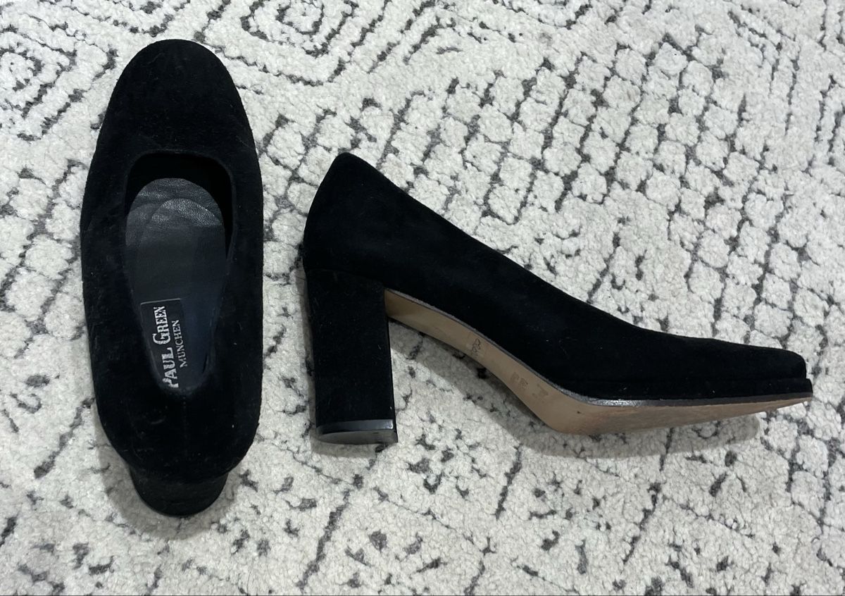 Scarpe da donna: Paul Green Pumps Schwarz Wildleder – Usato da Baar venduto da smile_22