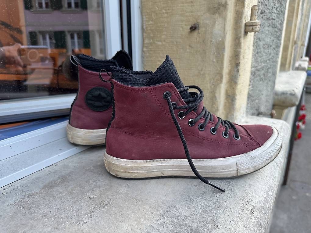 Scarpe da uomo: Converse Chuck high Winter - Bordeaux - Grösse 41 – Usato da Burgdorf venduto da dar_vc6t
