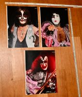 3 VINTAGE Poster KISS aus MAGAZINEN