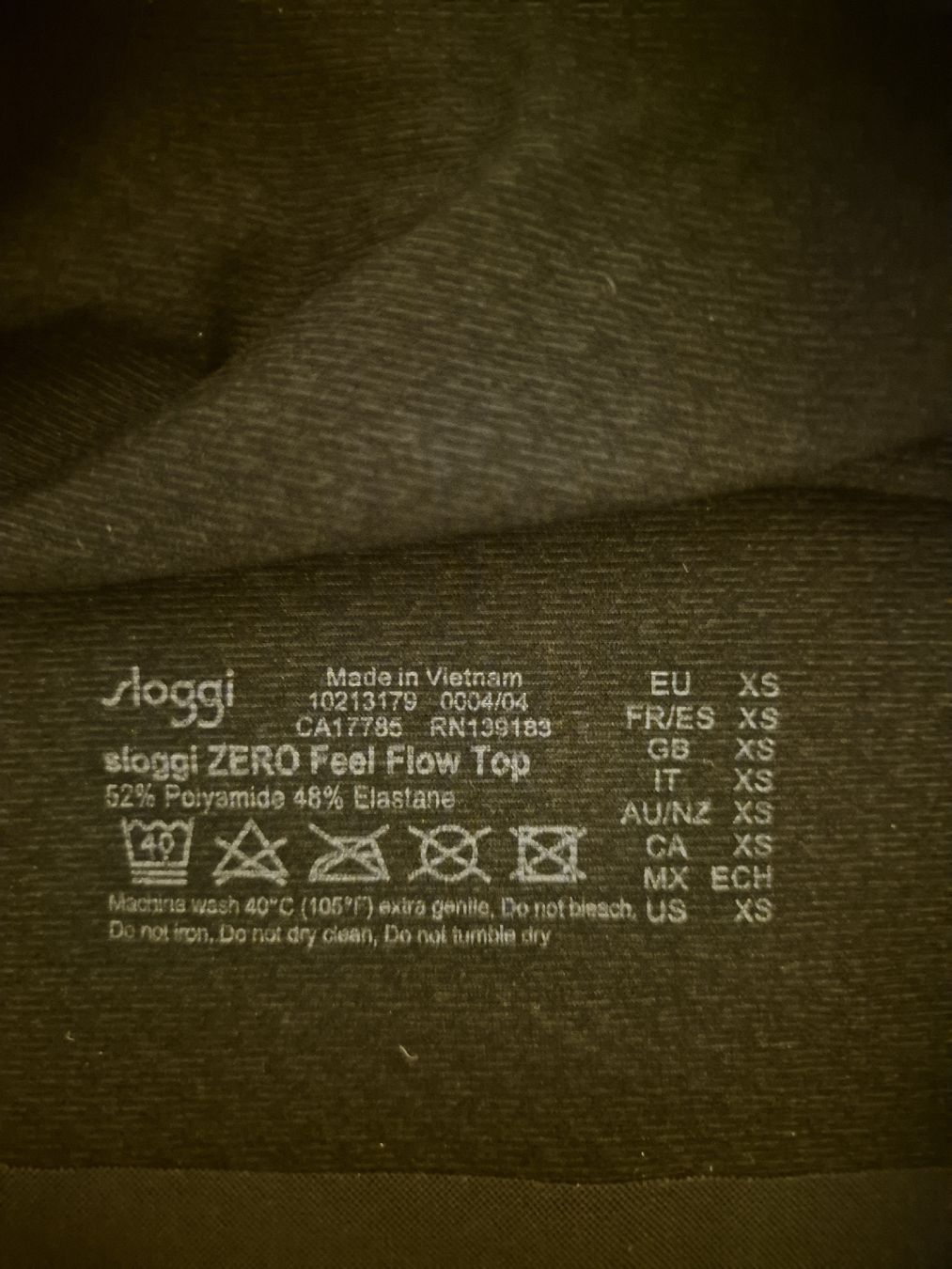 Sloggi Altra biancheria intima: BH Sloggi Zero Feel Flow Top Gr. XS Schwarz Top – Usato da Bern venduto da Nadsc 1