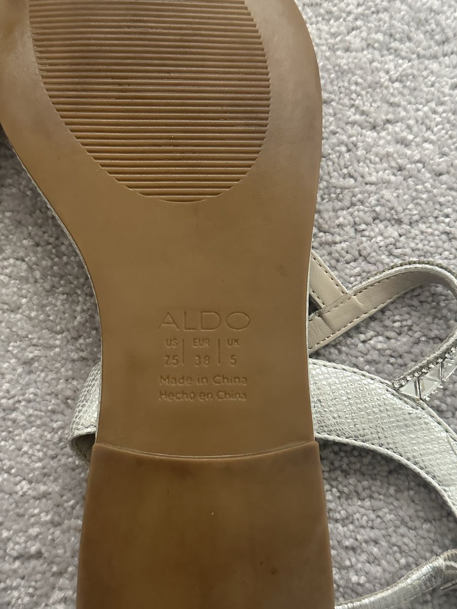 Aldo Scarpe da donna: ALDO Sandalen Gr. 38 Silber Strass – Usato da Uster venduto da deb_ljc5 3