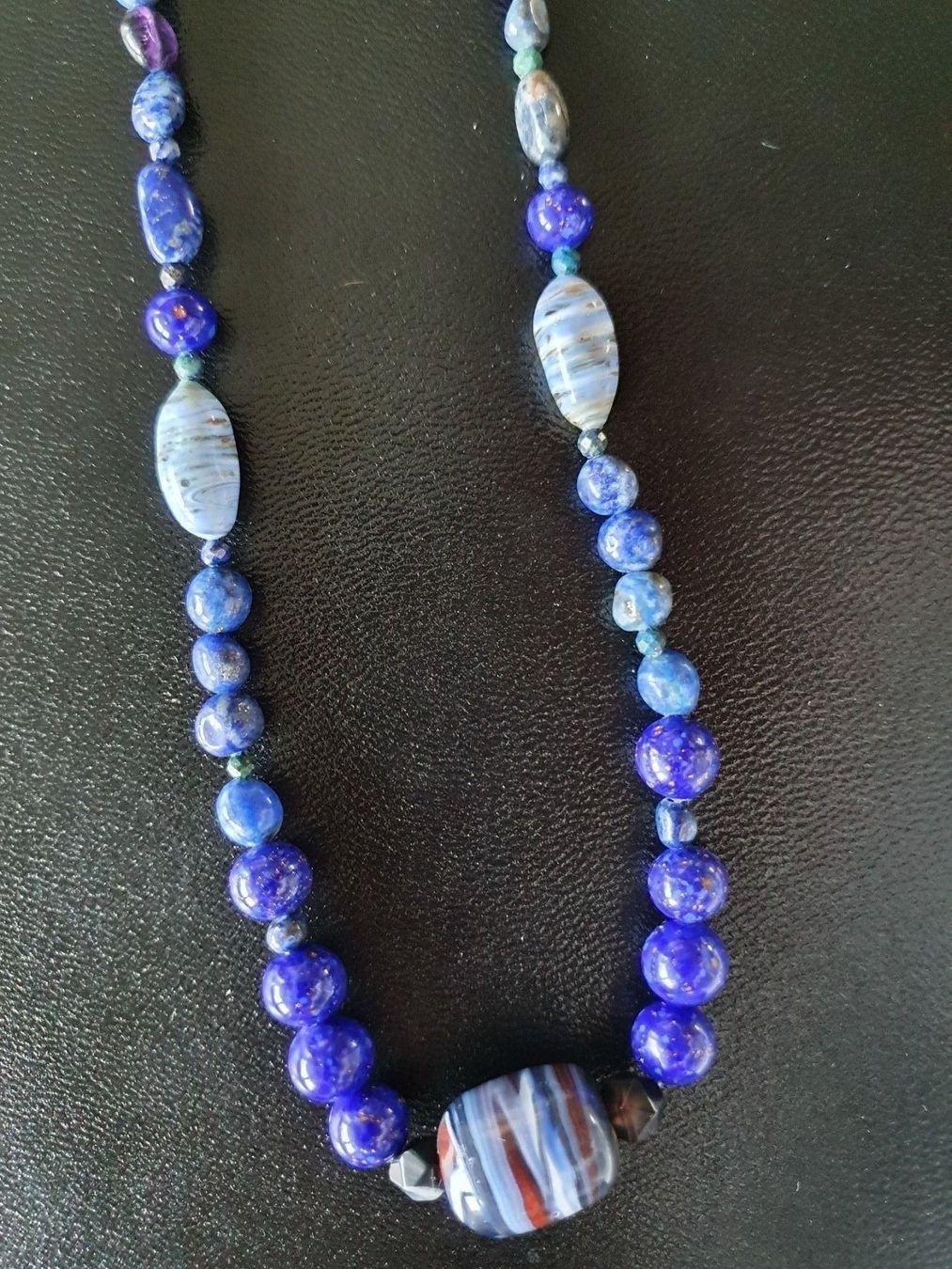 Murano Ketten: Murano glass mit Lapis Lazuli – Neu (gemäss Beschreibung) aus Benglen von Meercat3 3