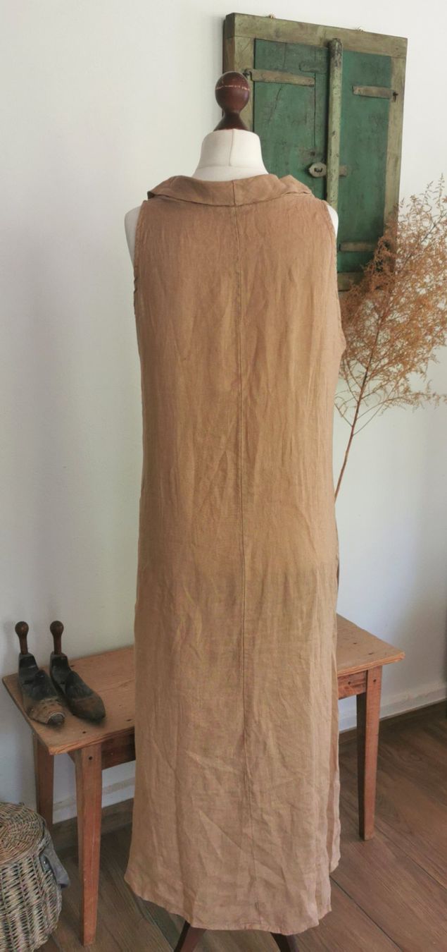 Vestiti: 100% Lino wunderschönes Kleid Gr. L – Usato da gachnang venduto da tibus1 2