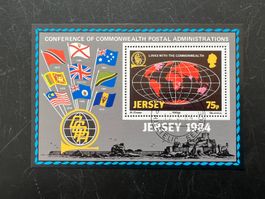 Briefmarken GB - Jersey 1984 Mi Block 3 Erstag  (A812)