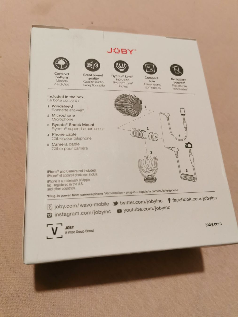 Microfoni: Joby wavo camera Microphone – Nuovo (secondo la descrizione) da St.Gallen venduto da tharuna 1