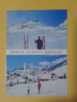 Bosco-Gurin Tessin Winter Dorf Skifahrer