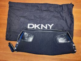 DKNY Abendtasche Clutch schwarz Nieten