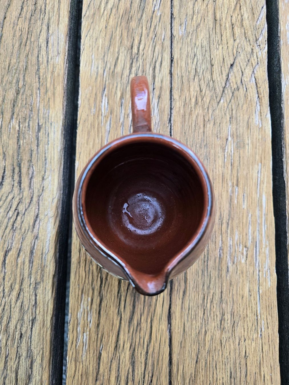 Caraffe: Keramik: Krug braun bemalt – Usato da Romanshorn venduto da Rachacha 6