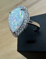 Ring mit Opal Stein Silber,Grösse 55