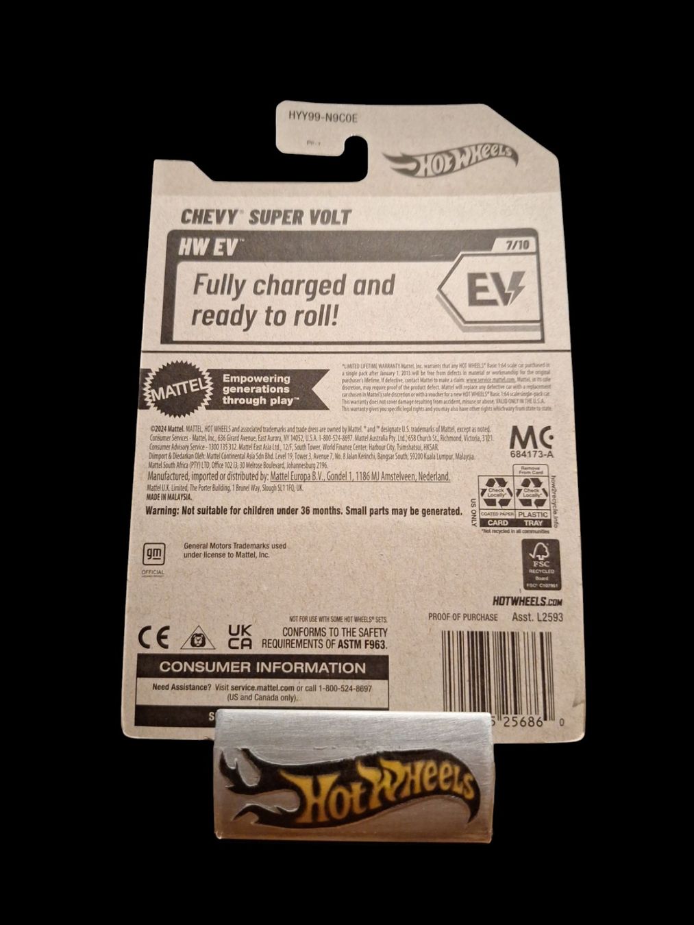 Hot Wheels Modellautos: Hot Wheels HW EV 2025 Chevy Super Volt 7/10 L – Neu und originalverpackt aus Adlikon von Mmartin0 1