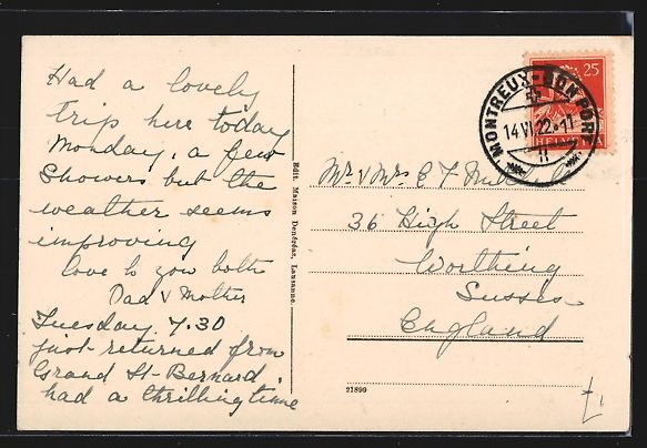 Cartoline postali: AK Les Diablerets, La Gare, Bahnhof – Usato da Berlin venduto da bartko-reher 1