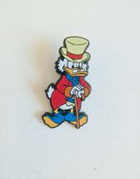 Disney Dagobert Duck Scrooge McDuck Pin 7cm Vintage