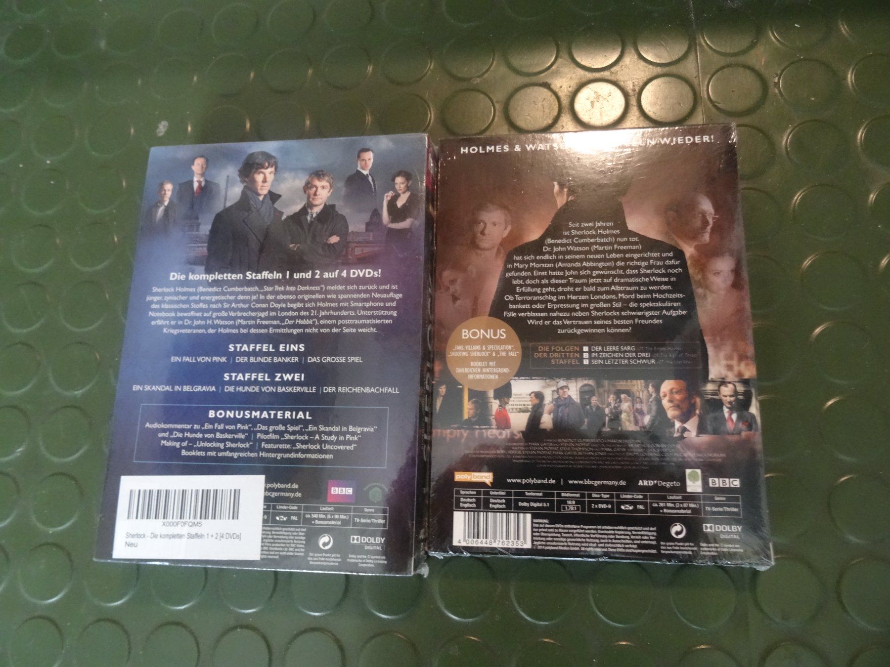 Tutti i DVDs: Sherlock - Staffel 1, 2 & 3 - DVD NEU – Nuovo e nell'imballaggio originale da Olten venduto da Disc-Verkauf 1