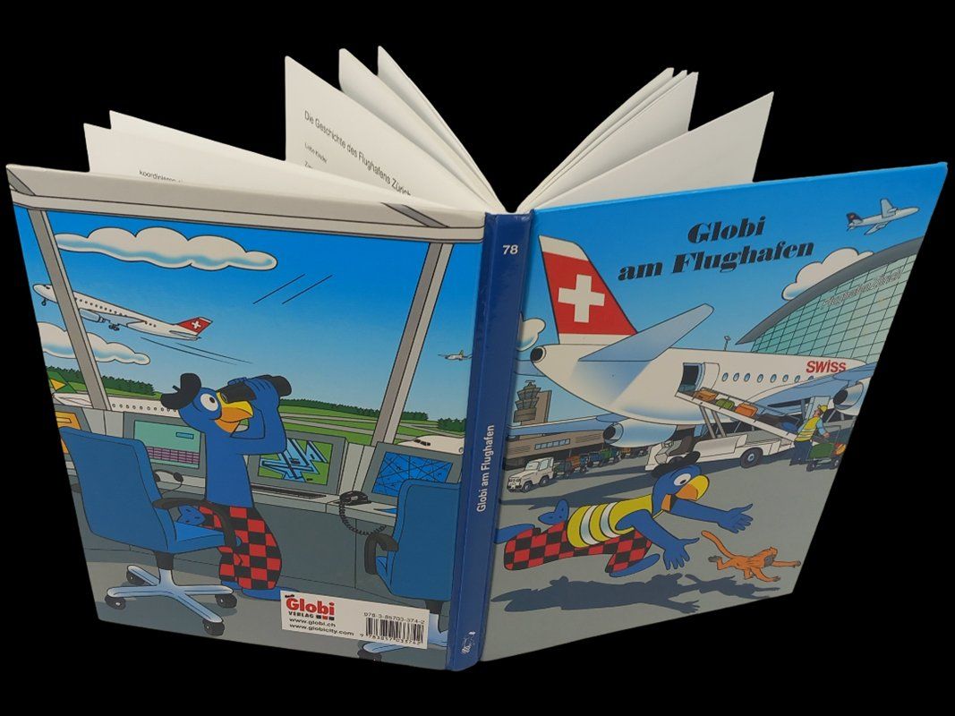 Livres: Globi am Flughafen – D'occasion à Hünenberg par Restwert_Zug 4