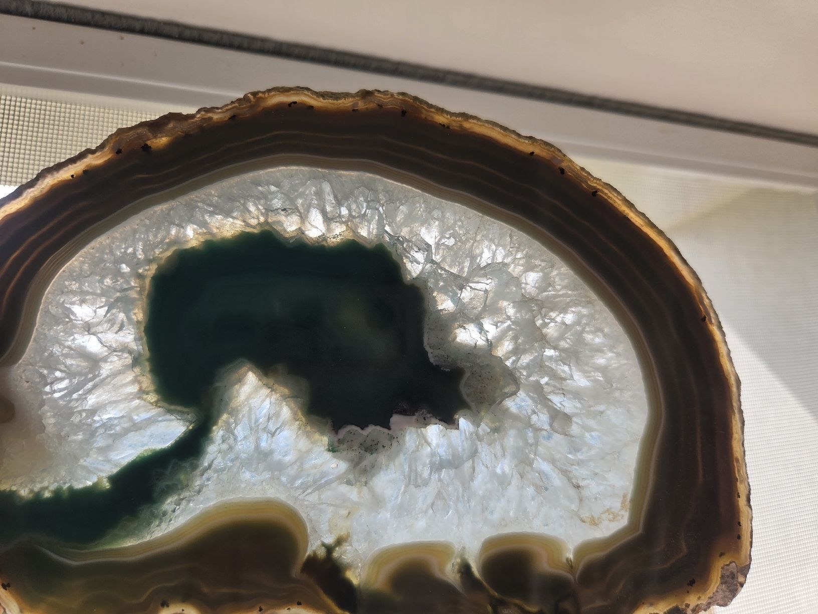 Minerali & Pietre curative: Achatscheibe – Usato da Bühler venduto da ros_5qfr 3