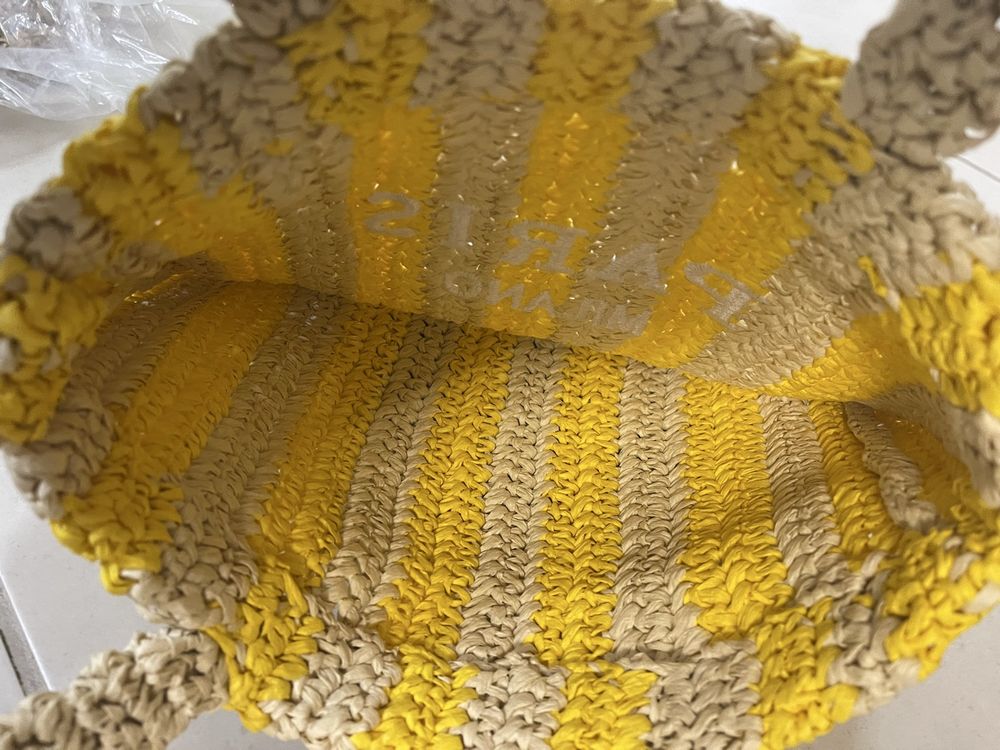 Paris Milano Strohtasche Damen - Strandtasche Sommer Bohemian Style