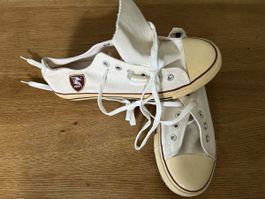 Salernitana Turnschuhe, Weiss, Gr. 45, Vintage-Look, Top!