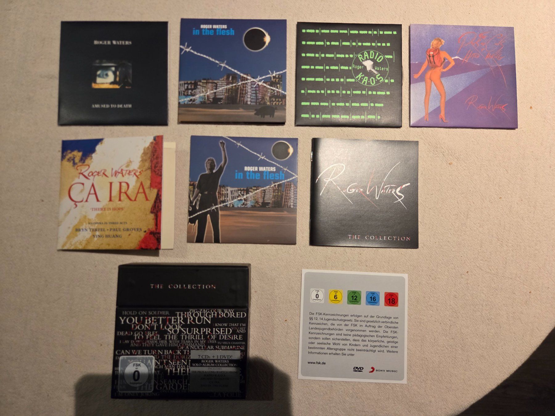 Dischi in vinile: 5 Vinyles de couleurs Roger Waters + Coffret 7 CD + DVD – Nuovo e nell'imballaggio originale da Palézieux-Village venduto da magic1980 7