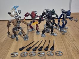 Set von 6 LEGO Bionicle Toa Hordika, 100% komplett 