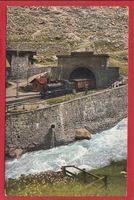 GOTTHARDBAHN DER GROSSE TUNNEL BEI GÖSCHENEN