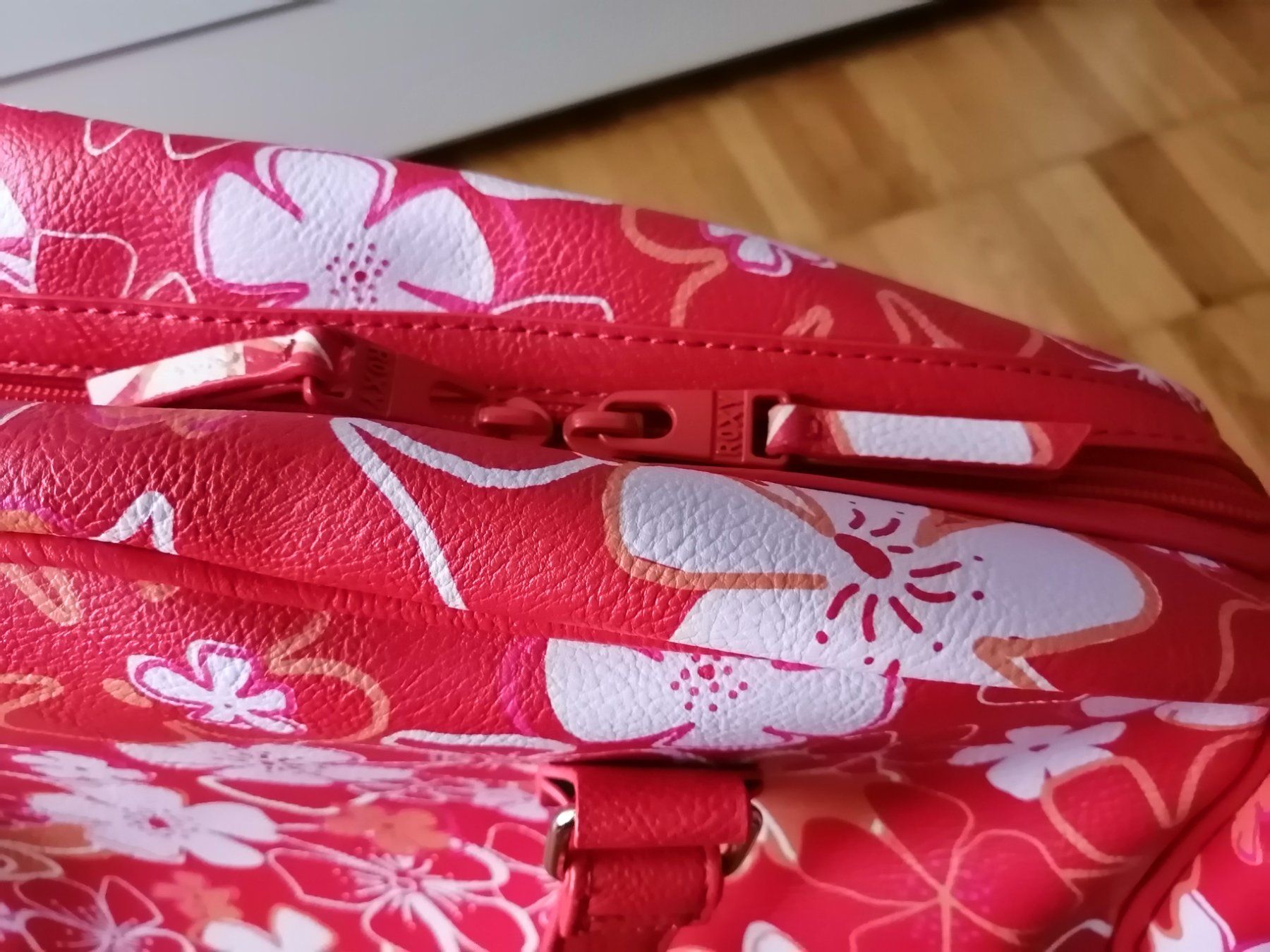 Roxy Borse da donna: ROXY Grosse Tasche Shopper Rot/ orange/ Blumen Damentasche – Usato da Uster venduto da zebralino 5
