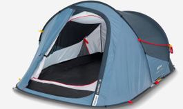 Quechua 2 Seconds 2, Wurfzelt 2 Personen, blau
