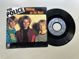 POLICE STING tolle Single Walking on the moon France differn