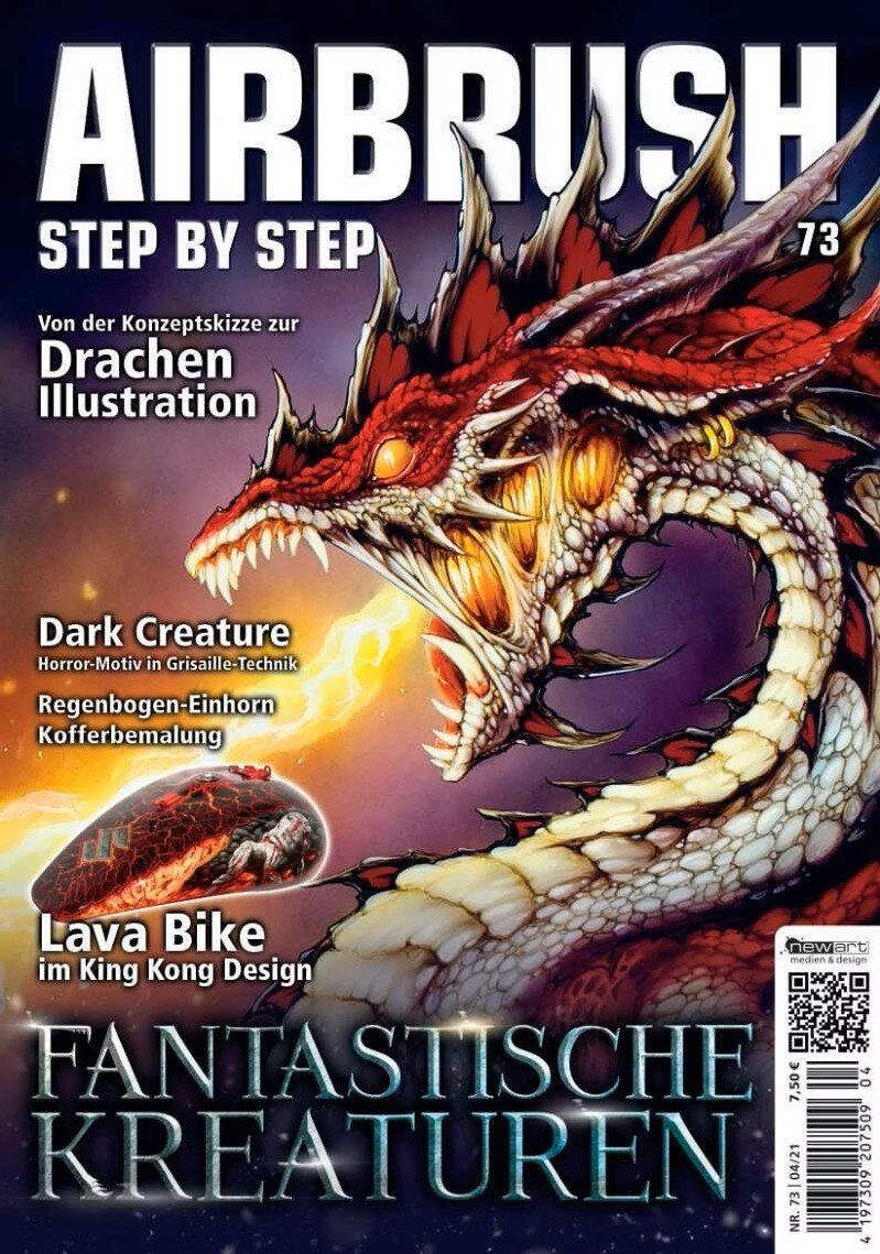 Riviste & Magazine: Airbrush Step by Step 04/21 - Nr. 73 – Nuovo (secondo la descrizione) da Reiden venduto da mirtox