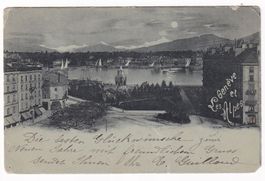 Genève et les Alpes