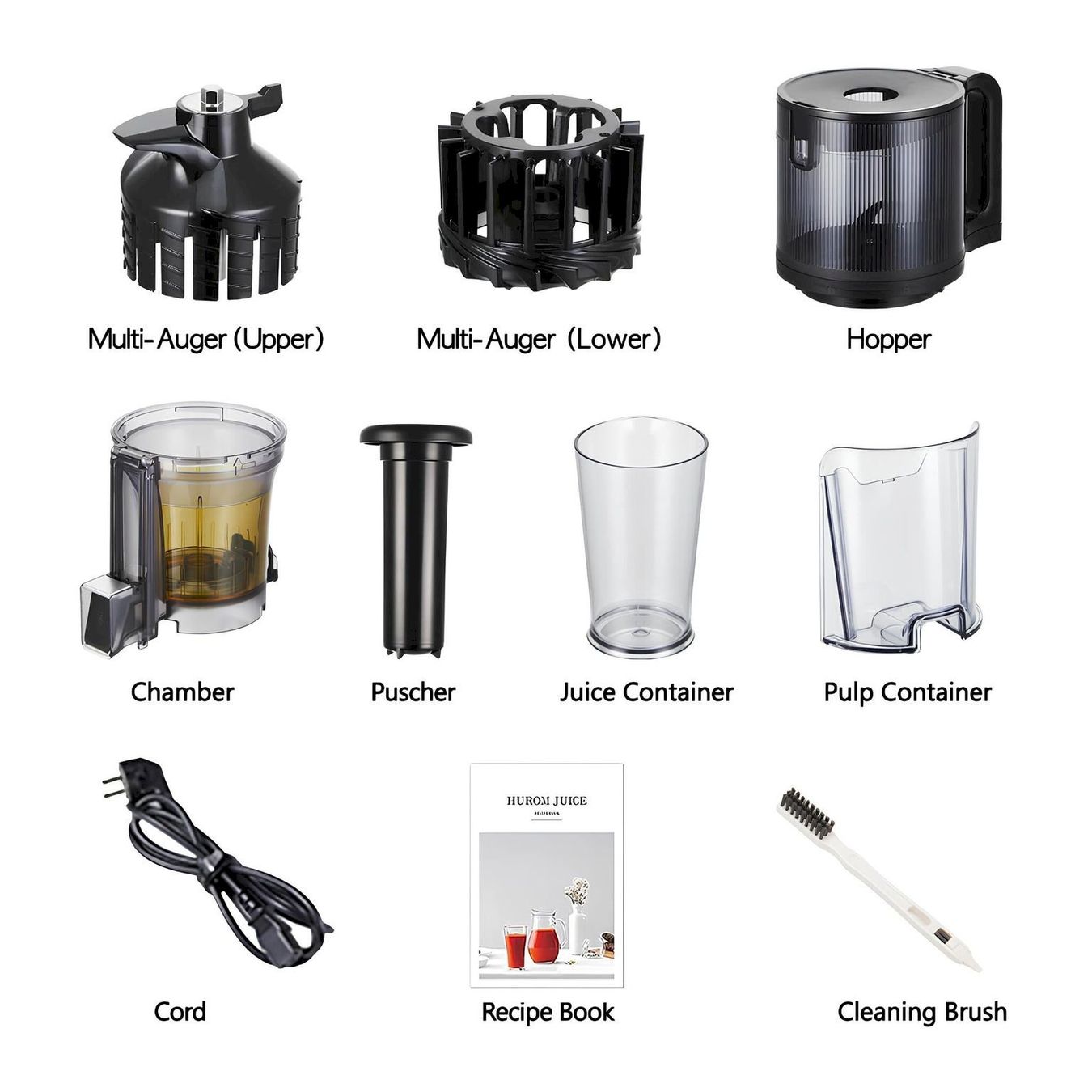 Elettrodomestici da cucina: Hurom H400 Slow Juicer mattschwarz – Nuovo e nell'imballaggio originale da Bottighofen venduto da zaap 8